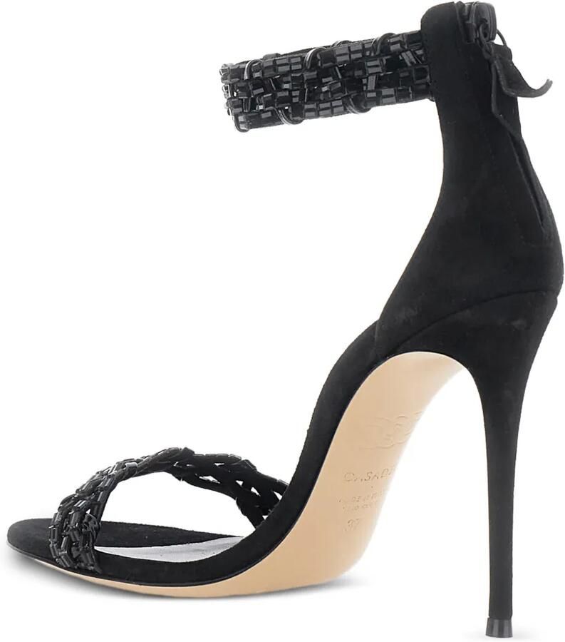 Casadei Sandalen met kralen Zwart - Foto 2
