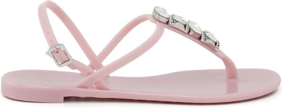 Casadei Sandalen met kristallen Roze