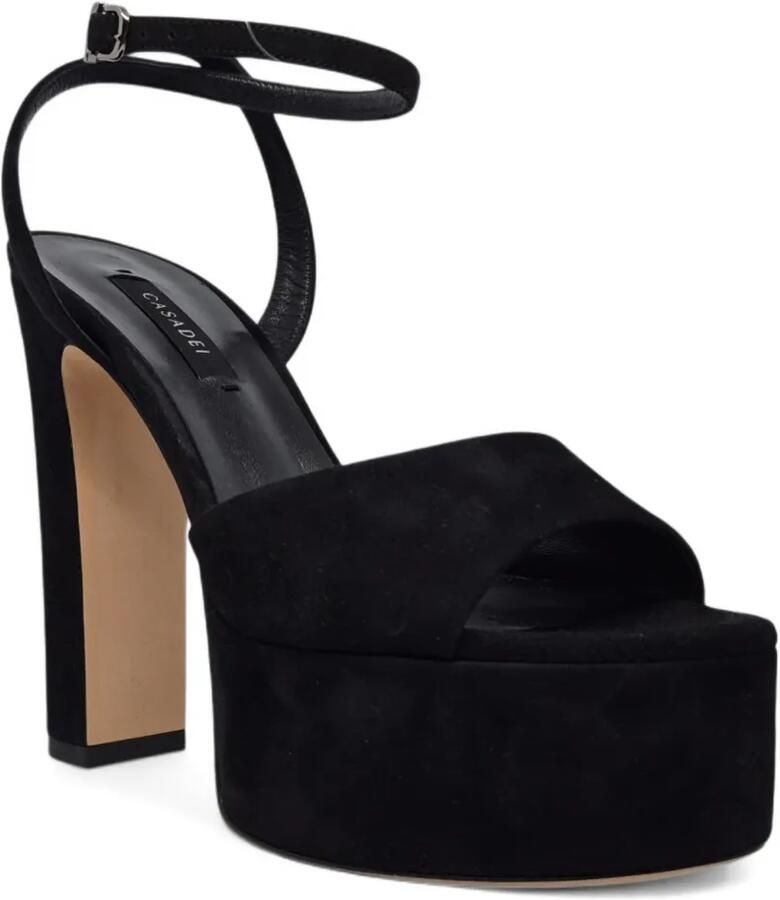 Casadei Sandalen met plateauzool Zwart - Foto 2