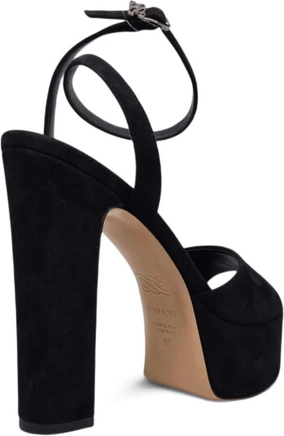 Casadei Sandalen met plateauzool Zwart - Foto 3