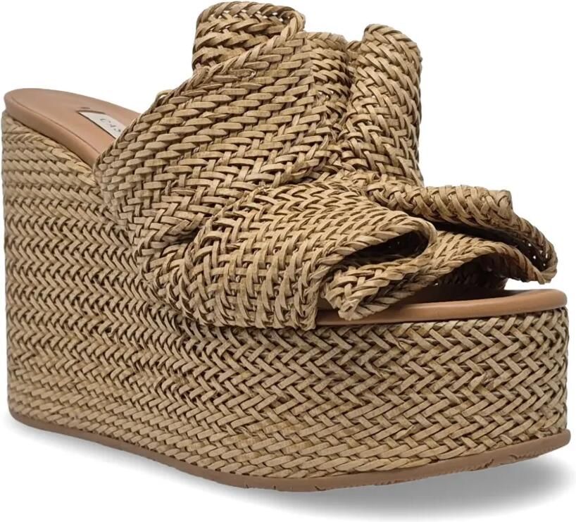 Casadei Sandalen met sleehak Beige - Foto 4