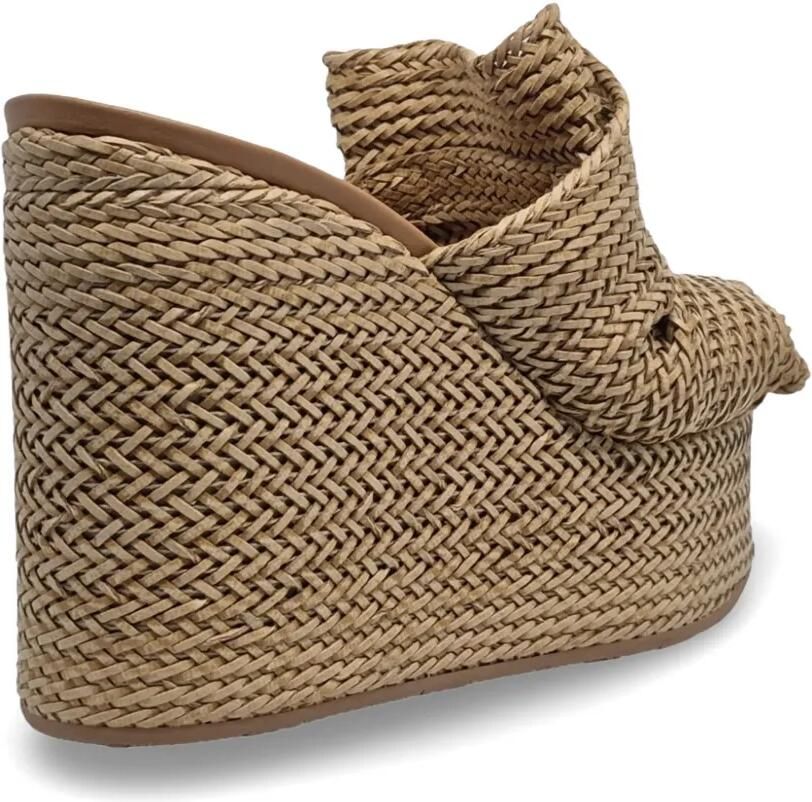 Casadei Sandalen met sleehak Beige - Foto 3