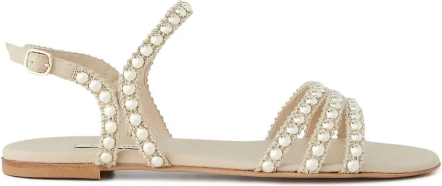 Casadei Sandalen met studs Beige