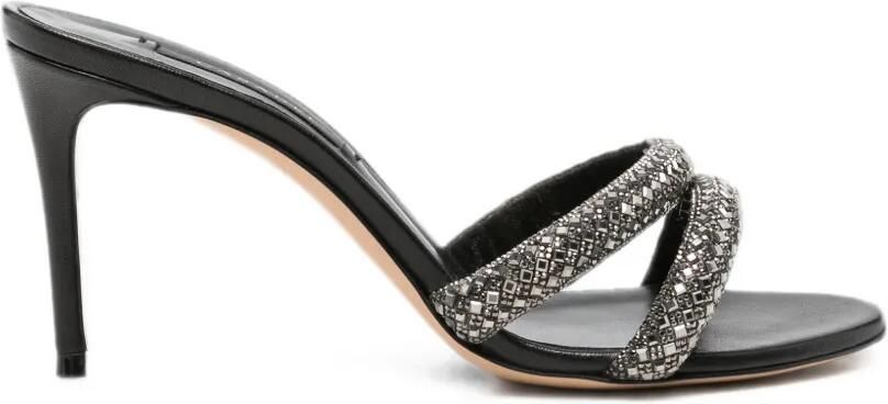 Casadei Sandalen verfraaid met kristal Zwart