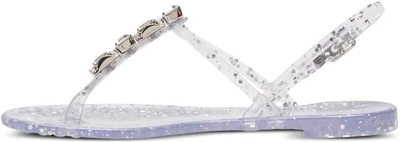 Casadei Sandalen verfraaid met kristallen Wit - Foto 5