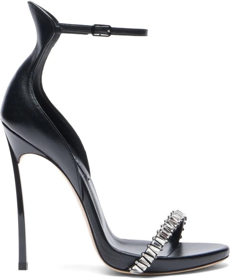 Casadei Sandalen verfraaid met stras Zwart