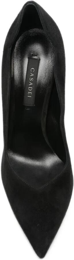 Casadei scalloped-edge pointed-toe pumps Zwart - Foto 2
