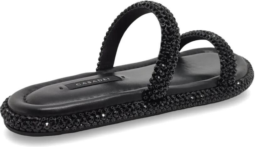 Casadei Sirio platte sandalen Zwart - Foto 4