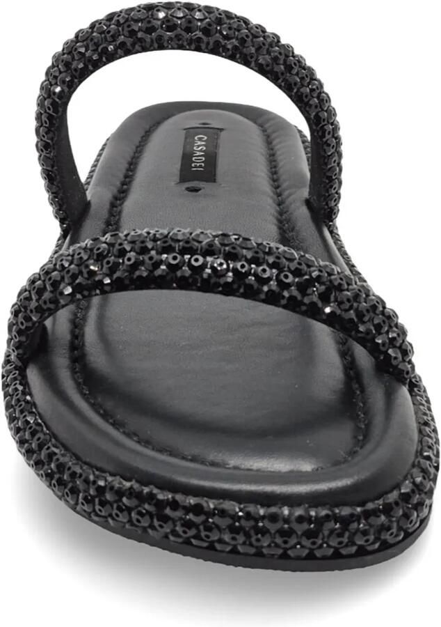 Casadei Sirio platte sandalen Zwart - Foto 2