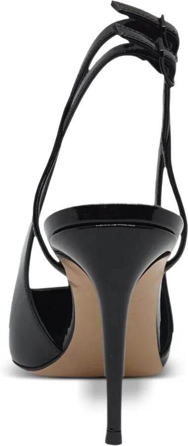 Casadei Slingback pumps met puntige neus Zwart - Foto 4