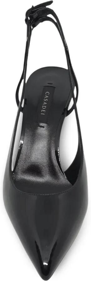 Casadei Slingback pumps met puntige neus Zwart - Foto 5