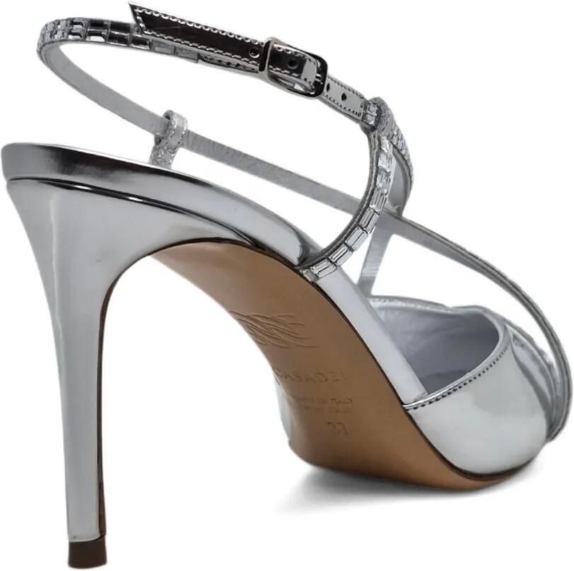 Casadei Slingback pumps verfraaid met kristallen Zilver - Foto 2