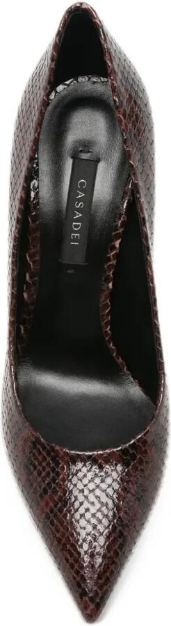 Casadei snake-effect blade pumps Bruin - Foto 3