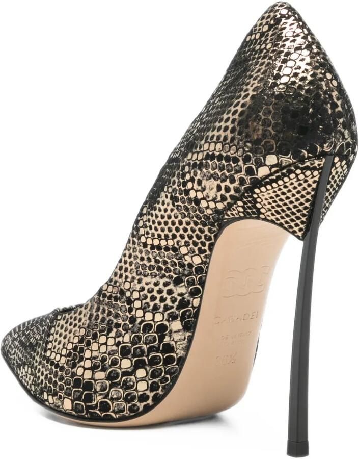 Casadei snake-effect pumps Goud - Foto 3