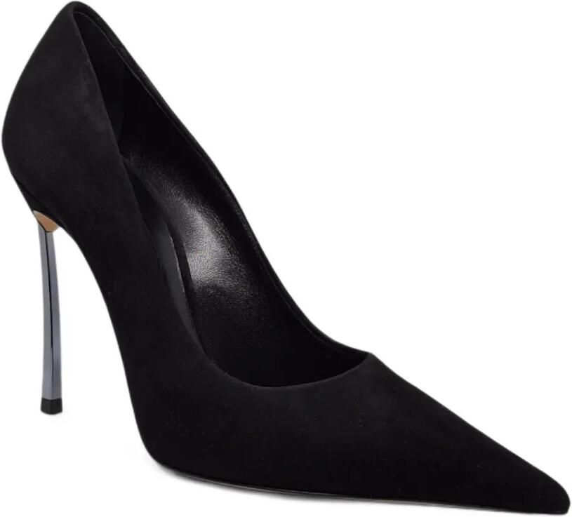 Casadei Stiletto pumps met puntige neus Zwart