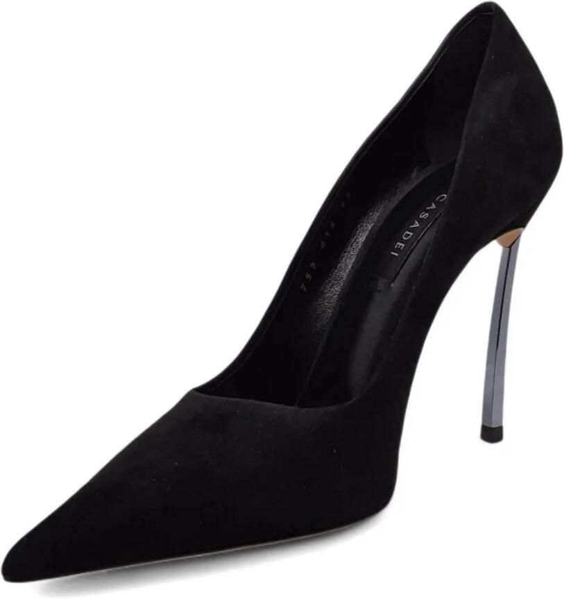 Casadei Stiletto pumps met puntige neus Zwart - Foto 2