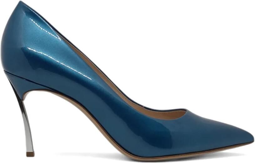 Casadei Superblade Jolly pumps met puntige neus Blauw