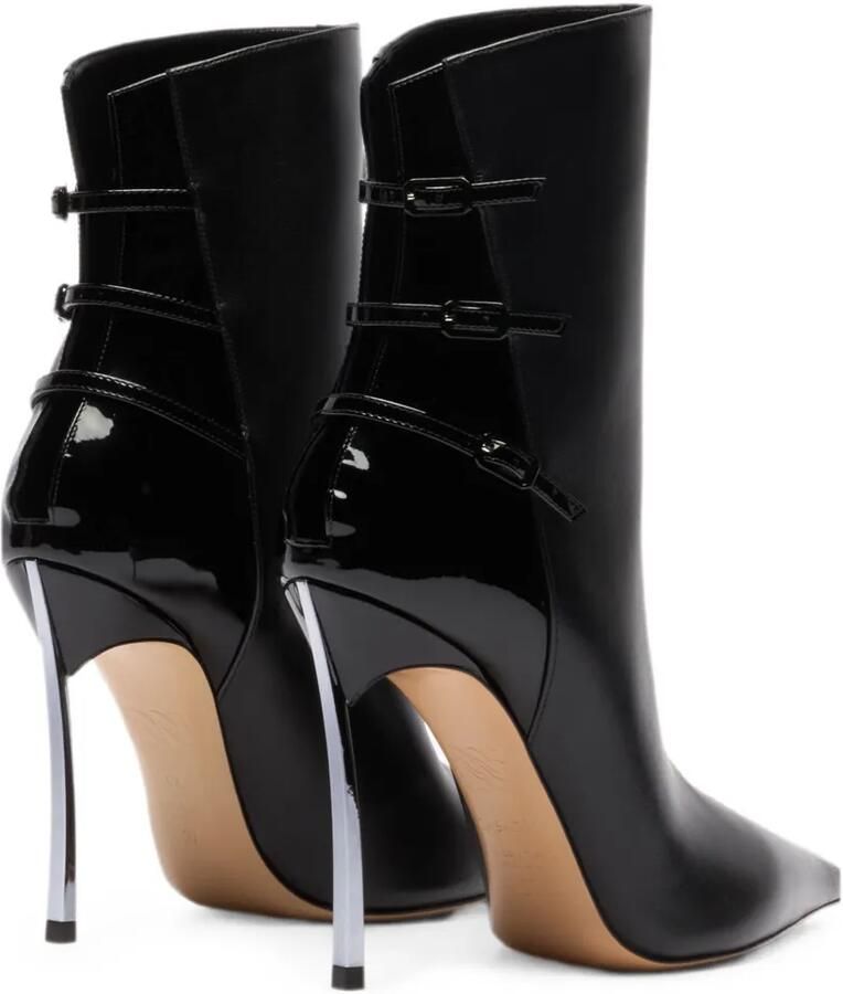 Casadei Superblade leren enkellaarzen Zwart - Foto 2