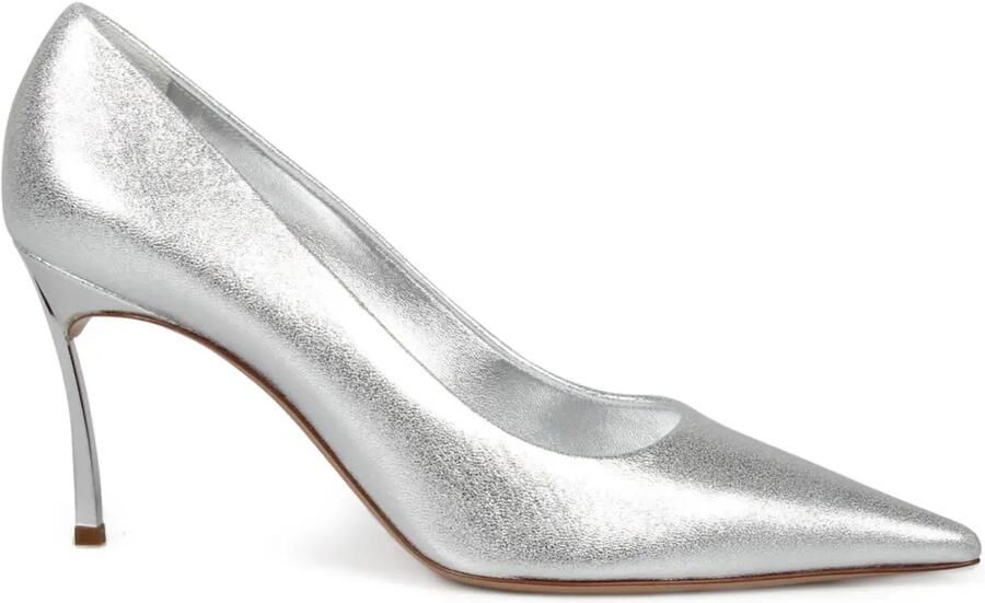 Casadei Superblade pumps Zilver