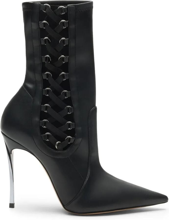 Casadei Superblade Tempest enkellaarzen Zwart