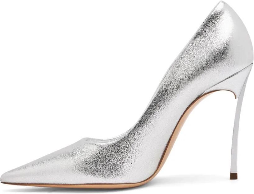 Casadei Superblade Wonder 100mm pumps Zilver - Foto 5