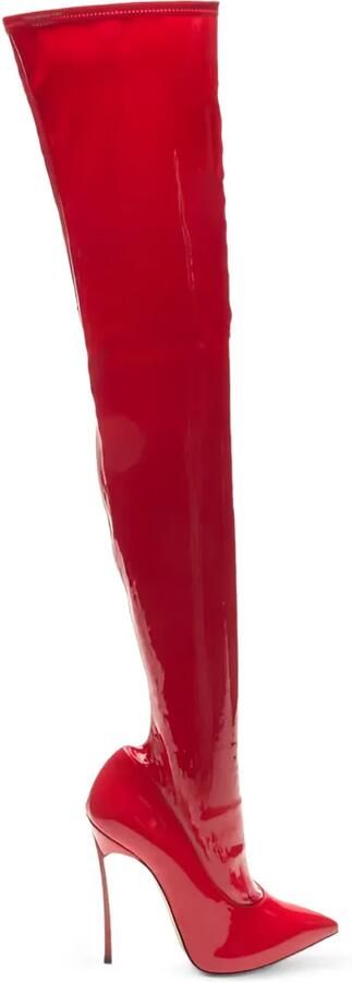 Casadei Ultravox overknee laarzen Rood