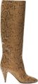 Casadei Venus Basilisco laarzen met python-print Beige - Beige