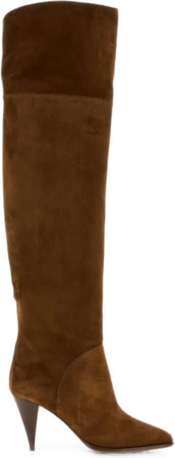 Casadei Venus Nomad overknee laarzen met kegelhak Bruin