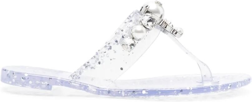 Casadei Verfraaide sandalen Wit