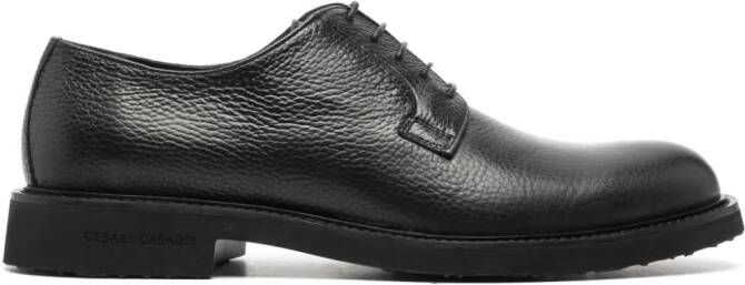 Casadei Cervo leren derby schoenen Zwart