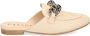 Casadei Slippers met kettingdetail Beige - Thumbnail 1