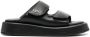 Casadei Ciabatta slippers met logoplakkaat Zwart - Thumbnail 1