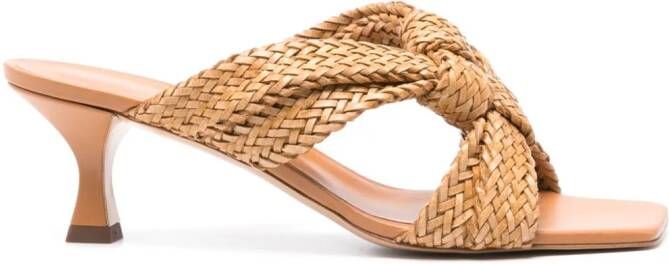 Casadei 50 mm Dama sandalen Bruin