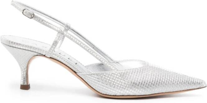 Casadei Diadema slingback pumps Zilver