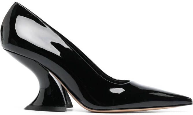 Casadei Bella lakleren pumps Zwart