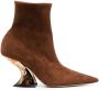 Casadei Elodie enkellaarzen Bruin - Thumbnail 1
