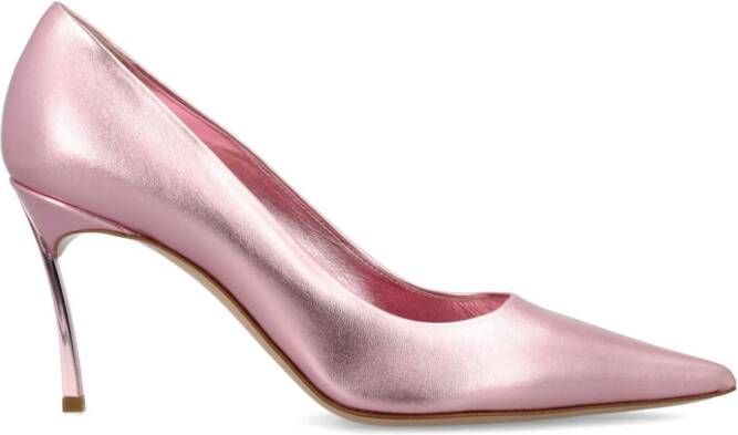 Casadei Flash Goldust pumps met metallic effect Roze