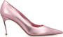 Casadei Flash Goldust pumps met metallic effect Roze - Thumbnail 1