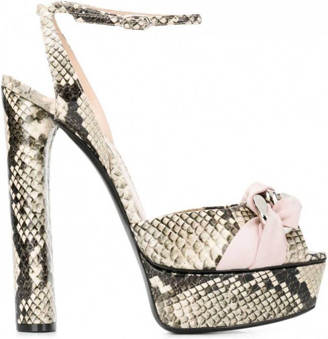 Casadei Flora Hydra sandalen Grijs