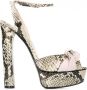 Casadei Flora Hydra sandalen Grijs - Thumbnail 1