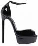 Casadei Flora stiletto sandalen Zwart - Thumbnail 1