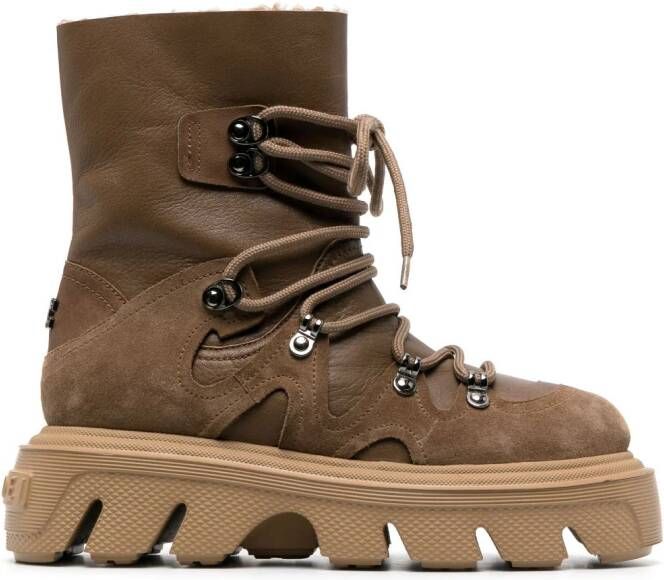 Casadei Generation X leren laarzen Bruin