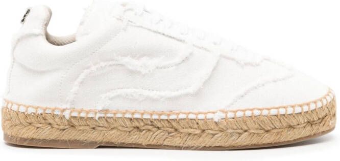 Casadei Holiday canvas sneakers Wit