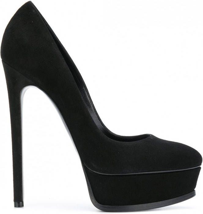 Casadei klassieke plateaupumps Zwart