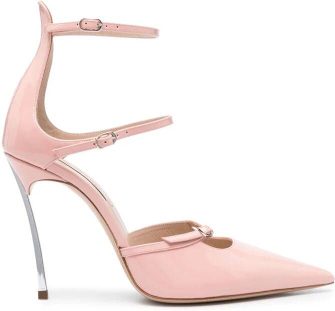 Casadei Lakleren pumps Roze