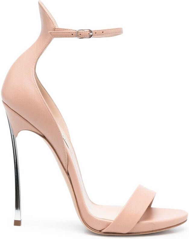 Casadei 115 mm Cappa Blade sandalen Beige