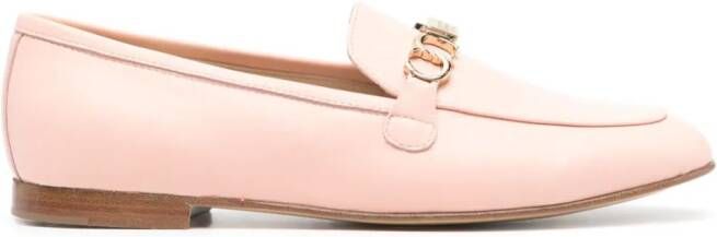 Casadei Leren loafers Roze