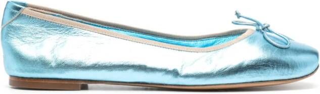 Casadei Ballerina's met metallic-effect Blauw