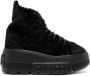 Casadei Nexus sneakers met fleece textuur Zwart - Thumbnail 1