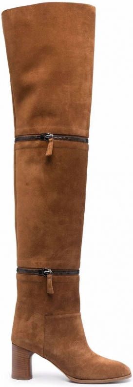 Casadei Overknee laarzen Bruin - Schoenen.nl